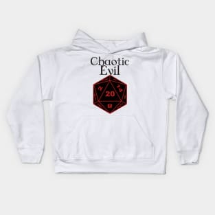 Chaotic Evil Alignment Kids Hoodie